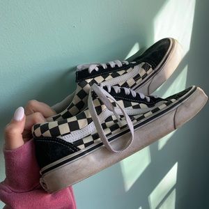 checkered vans